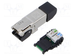Connector: RJ45; plug; PIN: 8; Cat: 6a; shielded; Layout: 8p8c; IDC