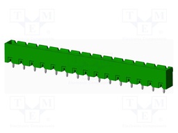 Connector: pluggable terminal block; socket; male; straight; THT