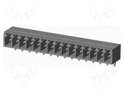 Connector: pluggable terminal block; socket; male; on PCBs