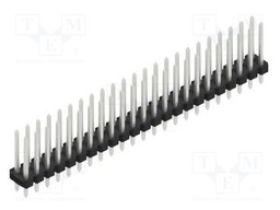 Connector: pin strips; pin header; male; PIN: 46; 2.54mm; THT; 2x23