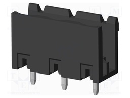 Connector: pluggable terminal block; socket; male; on PCBs