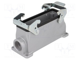 Enclosure: for HDC connectors; C146; size E24; with double latch