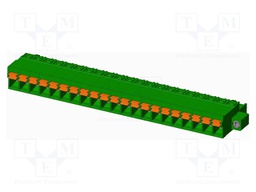 Connector: pluggable terminal block; plug; female; straight; 12A