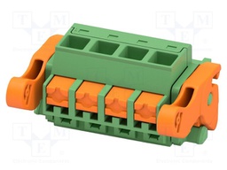 PCB connector, nominal cross section: 2.5 mm2, color: green,