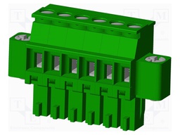 Connector: pluggable terminal block; plug; female; angled 90°
