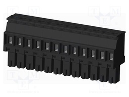 Connector: pluggable terminal block; plug; female; angled 90°