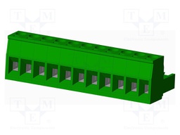 Connector: pluggable terminal block; plug; female; straight; 12A