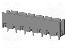 Connector: pluggable terminal block; socket; male; on PCBs