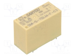 Relay: electromagnetic; Ucoil: 12VDC