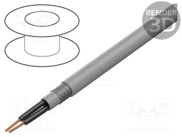 Wire; ÖLFLEX® CLASSIC 400 CP; 2x1mm2; tinned copper braid; PUR