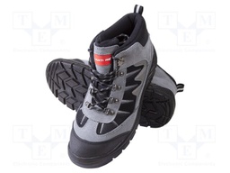 Boots; Size: 46; grey-black; knitwear,chamois; slip