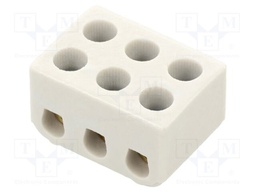 Connector: terminal block; ceramics; ways: 1; terminals: 6