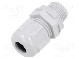 Cable gland; M40; 1.5; IP68; Mat: polyamide; light grey; Entrelec