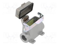 Enclosure: for HDC connectors; C146; size A10; with latch; PG16