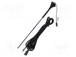 Antenna; car top,automotive,external; 380mm; VHF; universal; 5m