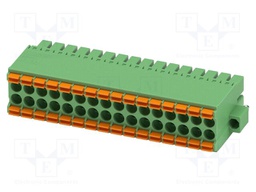 PCB connector, nominal cross section: 1.5 mm2, color: green,
