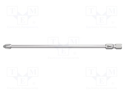 Screwdriver bit; Phillips; PH2; Overall len: 152mm