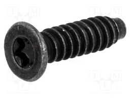 Screw; 3x12; Head: countersunk; Torx®; steel; black finish