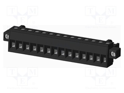 Connector: pluggable terminal block; plug; female; straight; 5mm
