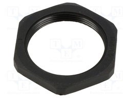 Nut; M40; 50mm; black; -40÷100°C; Thread: metric; Pitch: 1.5