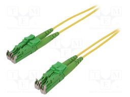 Fiber patch cord; both sides,E2A; 5m; Optical fiber: 9/125um
