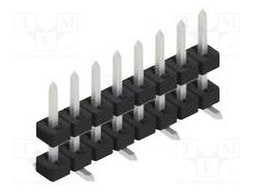 Connector: pin strips; pin header; male; PIN: 8; 2mm; SMT; 1x8; 100V