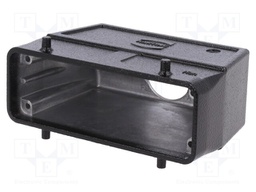 Enclosure: for HDC connectors; Han; size 24B; for cable; straight