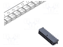 Socket; wire-board; male; Micro-Fit 3.0; 3mm; PIN: 20; SMT; 8.5A