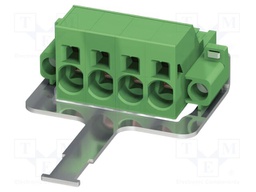 PCB connector, nominal cross section: 16 mm?, color: green,