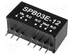 Converter: DC/DC; 3W; Uin: 4.5÷9V; 12VDC; Iout: 250mA; SIP; 4.8g