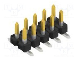 Connector: pin strips; pin header; male; PIN: 10; 2.54mm; SMT; 2x5