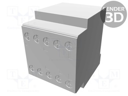 Contactor: 3-pole; NO x3; Auxiliary contacts: NO; 220VDC; 9A; DIN
