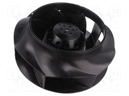 Fan: AC; radial; 230VAC; Ø225x99mm; 1210m3/h; ball bearing; 2720rpm