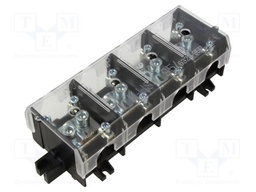 Splice terminal: distribution block; 232A; with cover; black