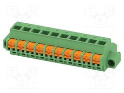 PCB connector, nominal cross section: 2.5 mm2, color: green,