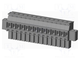 Connector: pluggable terminal block; plug; female; angled 90°