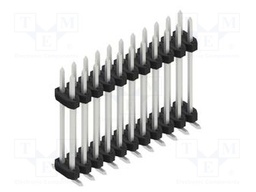 Connector: pin strips; pin header; male; PIN: 22; 2mm; SMT; 2x11