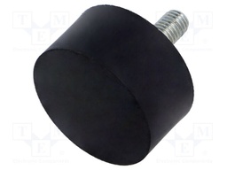 Vibroisolation foot; Foot material: rubber