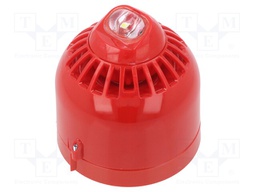 Signaller: lighting-sound; 17÷60VDC; horn,flashing light; LED