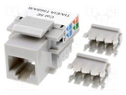 Socket; RJ45; PIN: 8; Layout: 8p8c; IDC