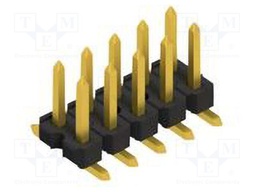 Connector: pin strips; pin header; male; PIN: 10; 2.54mm; SMT; 2x5