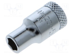 Wrench tip; 6-angles,socket spanner; 5.5mm; 1/4"; tool steel