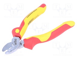 Pliers; insulated,side,cutting; for voltage works; steel; 160mm