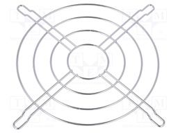 Guard; 120x120mm; Mat: metal; Mounting: screw