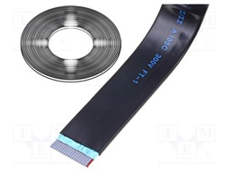 Wire: ribbon; flat; 1.27mm; stranded; Cu; 34x28AWG; Al-PET foil; PVC