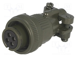 Connector: circular; Series: DS/MS; plug; female; PIN: 4; for cable