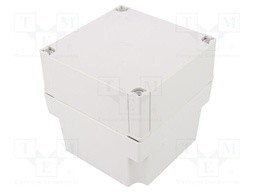 Enclosure: multipurpose; X: 130mm; Y: 130mm; Z: 125mm; MNX; grey; IK08