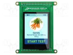 Display: TFT; 2.4"; 240x320; Illumin: LED; 69.03x85.2x8.46mm; RGB