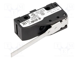 Microswitch SNAP ACTION; with lever; SPDT; 6A/250VAC; 5A/24VDC