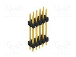Connector: pin strips; pin header; male; PIN: 10; 2.54mm; THT; 2x5